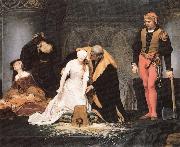 Paul Delaroche The execution of Lady Jane Grey oil painting reproduction